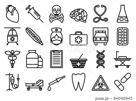 Medical Icon Set 84040945
