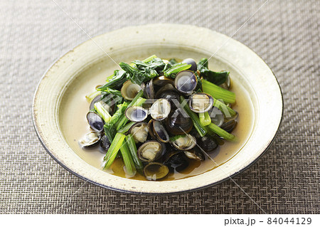 しじみと小松菜のサッと煮4 84044129