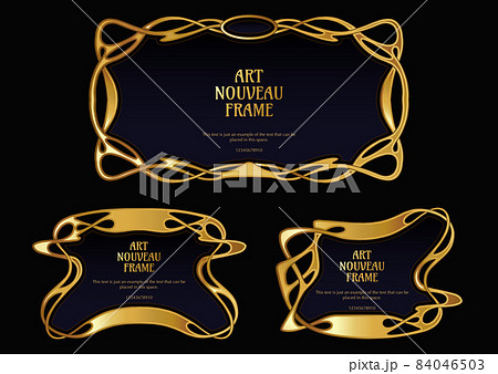Label, decorative frame, border. Element for design. Template for product label, cosmetic packaging. 84046503