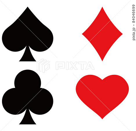 トランプ　絵柄　スート 84046699