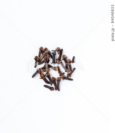 dry cloves isolated on white background. Spices 84046833