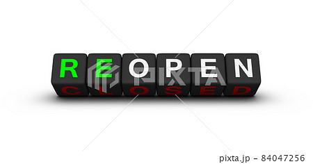 ReOPEN 3D Sign. ReOPEN 3D Sign. 84047256