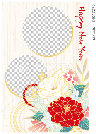 華麗的 shimenawa 新年賀卡 2022 84047279