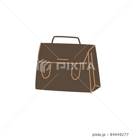 Flat cartoon fashionable briefcase,stylish fashion vector illustration concept 84049277
