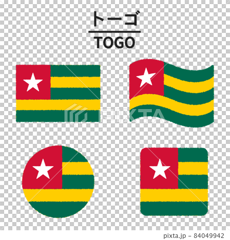 Illustration of Togo flag 84049942