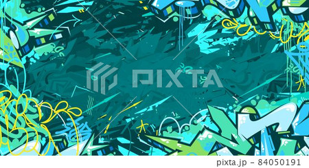 Colorful Abstract Hip Hop Street Art Graffiti Style Urban Calligraphy Vector Illustration Background Art Colorful Abstract Hip Hop Street Art Graffiti Style Urban Calligraphy Vector Illustration Background Art 84050191