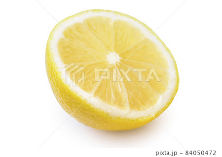 lemon fruit half isolated lemon fruit half isolated 84050472