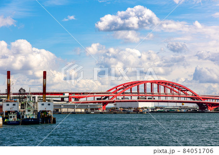 兵庫県 神戸大橋・ポートピア大橋 兵庫県 神戸大橋・ポートピア大橋 84051706