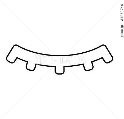 Eyelash extension effect mascara contour outline icon black color vector illustration flat style image Eyelash extension effect mascara contour outline icon black color vector illustration flat style image 84052748