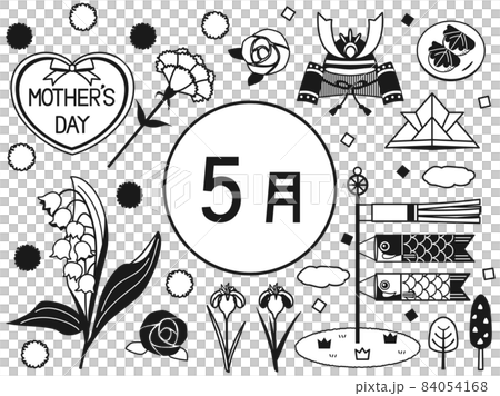 五月單色插圖集 五月單色插圖集 84054168