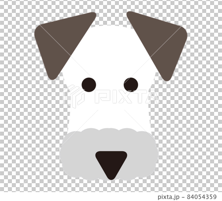 シンプルな犬の顔 84054359