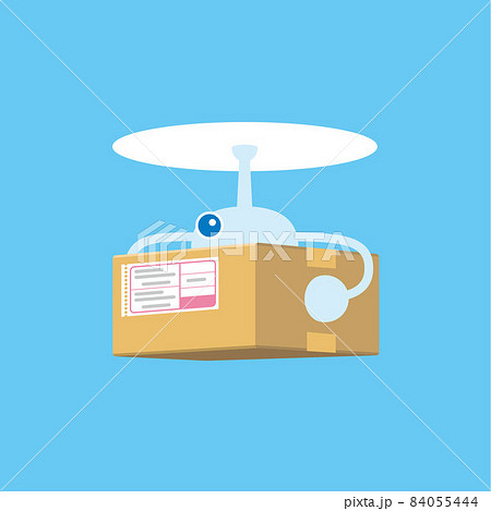 ドローン Drone delivery_B1伝票有 84055444