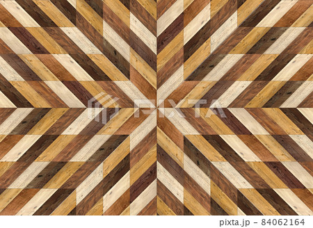 多彩な木材のパターン