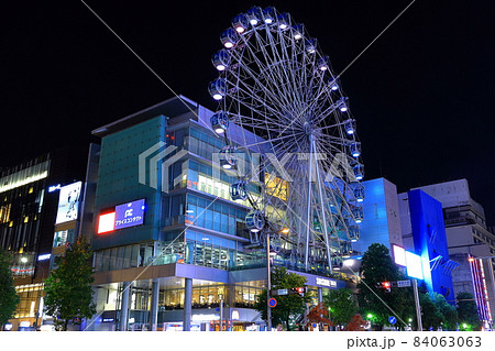 名古屋市中区錦 観覧車が回るサンシャイン栄の夜景 名古屋市中区錦 観覧車が回るサンシャイン栄の夜景 84063063