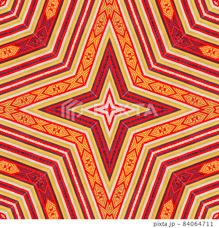Seamless kaleidoscope or endless pattern for ceramic tile, wallpaper, linoleum, textile, web page background used. 84064711