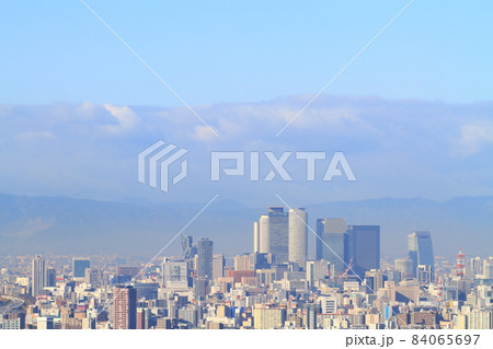 名古屋市、名古屋駅前超高層ビル群の風景 名古屋市、名古屋駅前超高層ビル群の風景 84065697