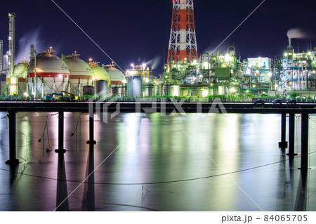 四日市　霞ヶ浦緑地からの工場夜景 84065705