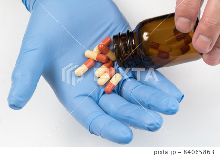 Tablets and surgical glove Tablets and surgical glove 84065863