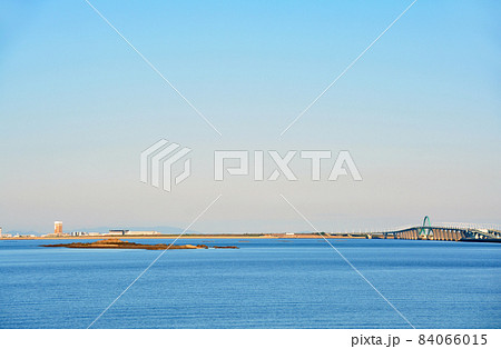 福岡県北九州市曽根海岸から北九州空港方面遠望 福岡県北九州市曽根海岸から北九州空港方面遠望 84066015