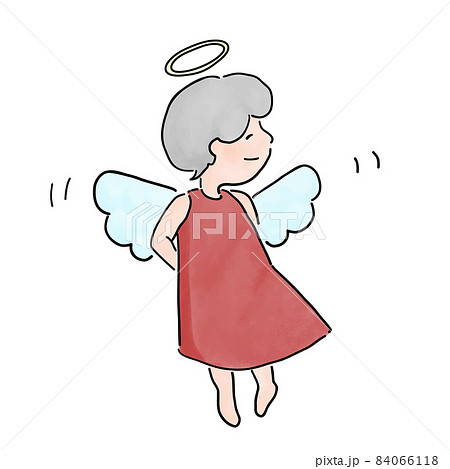天使のイラストのイラスト素材
