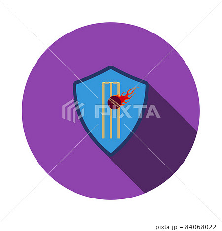 Cricket Shield Emblem Icon 84068022