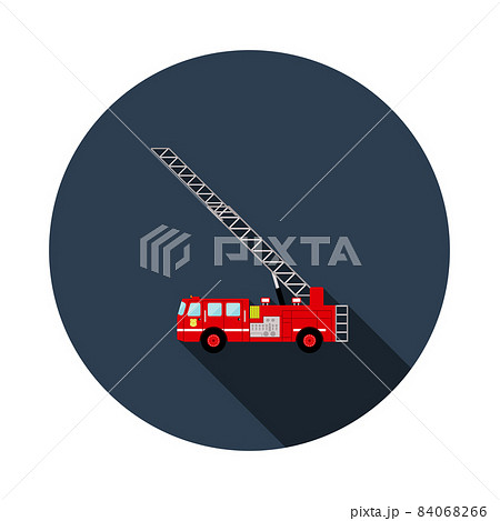 Fire Service Truck Icon 84068266
