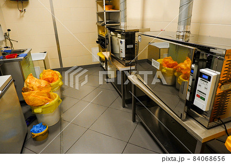 novokuznetsk,Russia,06.10.2021.furnaces for the disposal of medical waste in one of the medical organizations 84068656