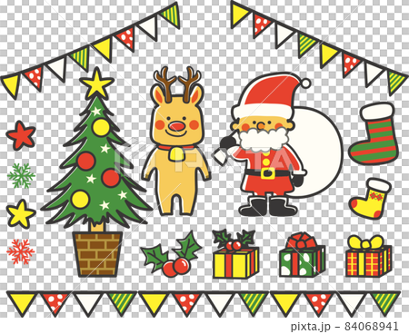 [Vector] Christmas set 84068941