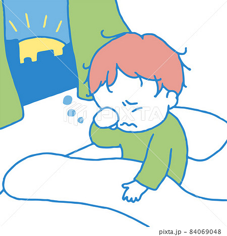起床する男の子のイラスト 84069048
