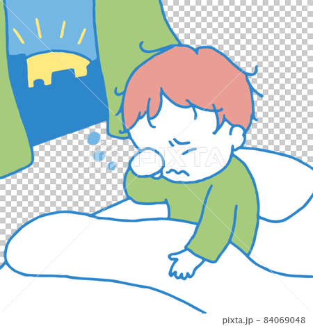 起床する男の子のイラスト 84069048