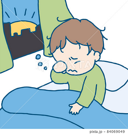 起床する男の子のイラスト 84069049