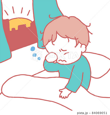 起床する男の子のイラスト 84069051