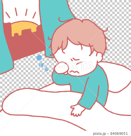 起床する男の子のイラスト 84069051