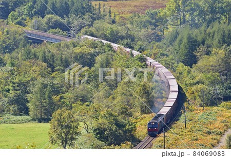 根室本線 広内(信)-新狩勝(信) JR貨物 DF200(五稜郭) 増田山 根室本線 広内(信)-新狩勝(信) JR貨物 DF200(五稜郭) 増田山 84069083