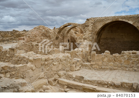 ruins of an ancient Nabatean city in the northern Negev ruins of an ancient Nabatean city in the northern Negev 84070153