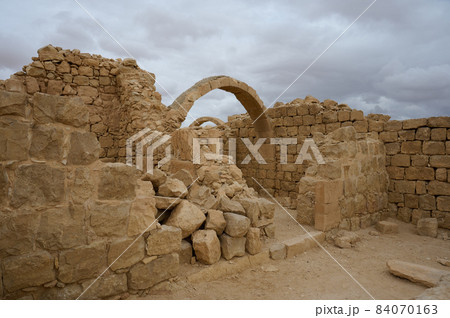 ruins of an ancient Nabatean city in the northern Negev ruins of an ancient Nabatean city in the northern Negev 84070163