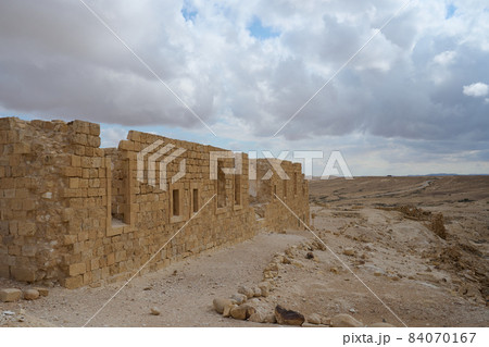 ruins of an ancient Nabatean city in the northern Negev ruins of an ancient Nabatean city in the northern Negev 84070167