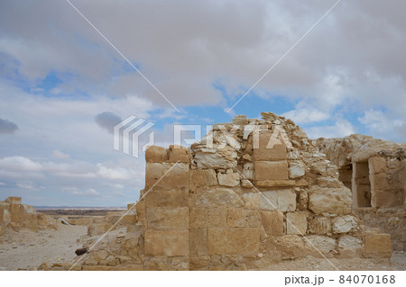 ruins of an ancient Nabatean city in the northern Negev ruins of an ancient Nabatean city in the northern Negev 84070168