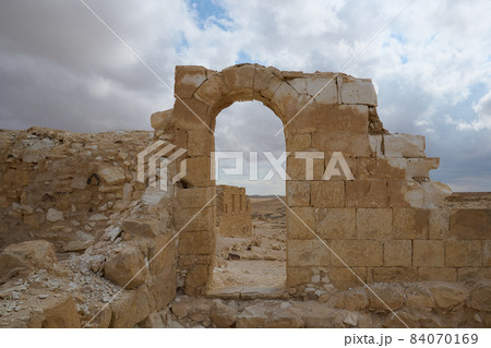 ruins of an ancient Nabatean city in the northern Negev ruins of an ancient Nabatean city in the northern Negev 84070169