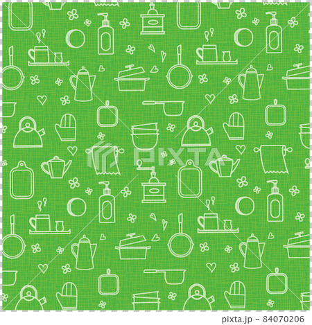 Pattern pattern green of kitchen utensils material 84070206