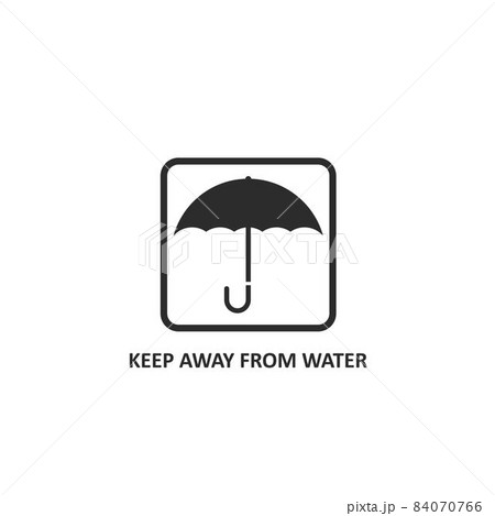 keep dry and keep away from water sign icon vector illustration design template keep dry and keep away from water sign icon vector illustration design template 84070766
