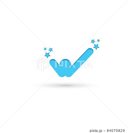 check mark,success and happy people  icon vector illustration concept  design 84070829