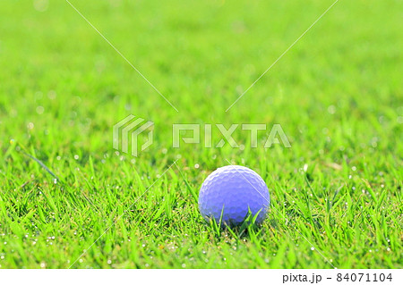 ゴルフ、ボール、芝生、グリーン、ショット、パター、ティーアップ、アプロート、テクスチャ 84071104