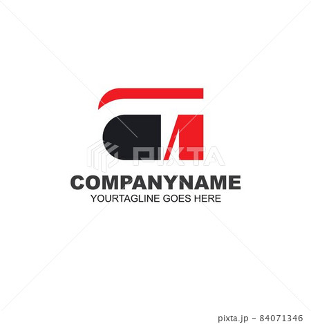 CT  Letter Template vector icon design illustration 84071346