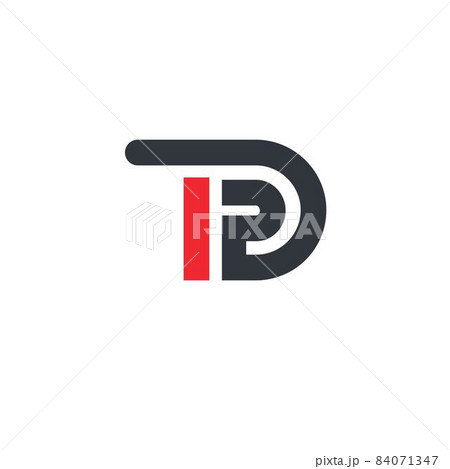 DP or IDP  letter  icon illustration vector concept 84071347