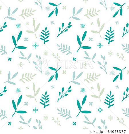green classic leaf seamless in white background for fabric pattern green classic leaf seamless in white background for fabric pattern 84073377