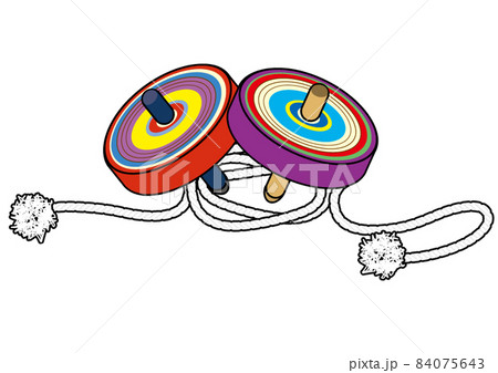 正月コマのイラスト素材