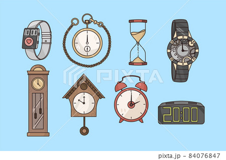 Time measure clock and watch concept Time measure clock and watch concept 84076847