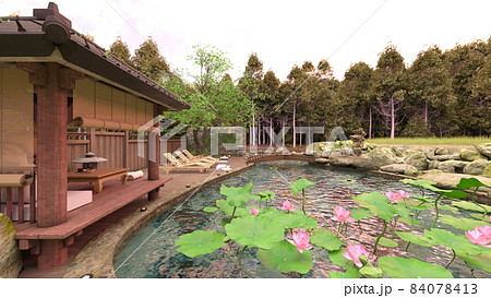 日本庭園 84078413