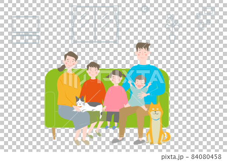 Sofa and family 84080458